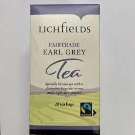 Lichfields - Fairtrade Earl Grey Tea.