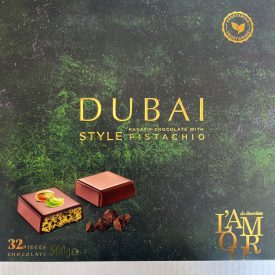 Dubai Style Kadayif Chocolate with Pistachio