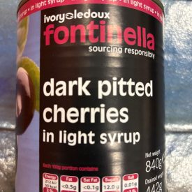 Fontinella - Dark Pitted Cherries in Light Syrup