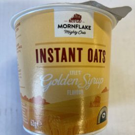 Mornflake Instant Oats with Golden Syrup